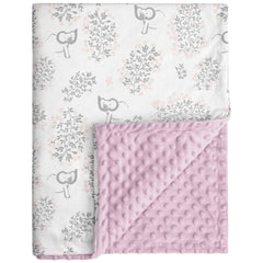 Civarua Kids pink forest elephant blanket for cozy daily snuggles.