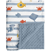 CIVARUA KIDS double-layer blanket with dotted backing for cozy warmth