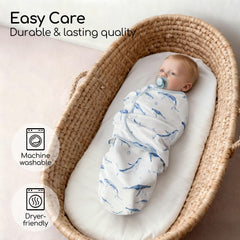 CIVARUA KIDS organic cotton swaddle fabric is soft and breathable