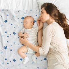 Civarua Kids flowers print baby blanket keeps baby snug during naps