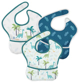 Civarua Kids mess-proof bib with open pocket for spills during meals