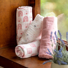 CIVARUA KIDS muslin swaddle blanket large-wrap for secure newborn swaddling.