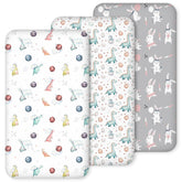 Civarua Kids nap mat sheet with dinosaur design for breathable nap time.