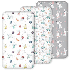 Civarua Kids nap mat sheet with dinosaur design for breathable nap time.