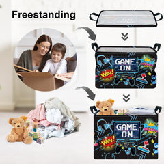Clastyle Monster Truck motif inspires imaginative play in the storage basket.