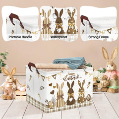 Clastyle collapsible baby storage basket folds flat for easy stowage