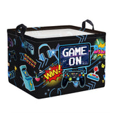 Clastyle Cool Game Storage Basket collapsible design for quick playroom cleanup.