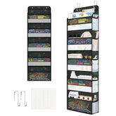 Clastyle Game Over the Door Organizer front view for nursery toy and diaper storage.