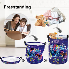 Clastyle Large Kid Toy Basket stores toys, laundry, and accessories neatly in any play area.