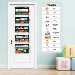 Clastyle Nursery Star Theme Organizer helps keep diapers and wipes within reach.