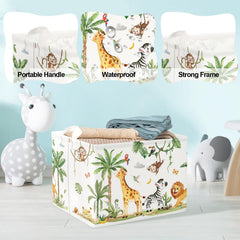 Clastyle Tropical Jungle Hamper collapsible structure for easy storage
