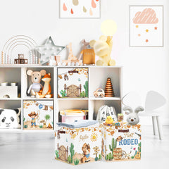 Clastyle three-piece set keeps books, clothes, and crafts neatly stored.