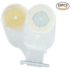 CLCMS colostomy bag with cut-to-fit flange visible for customized fit