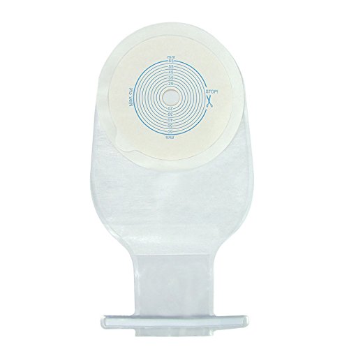 CLCMS drainable pouch close-up showing secure odor control for discreet use