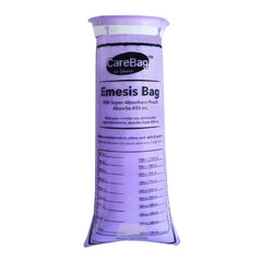 Cleanis Carebag with absorbent pouch demonstrates reliable liquid containment for emergencies.