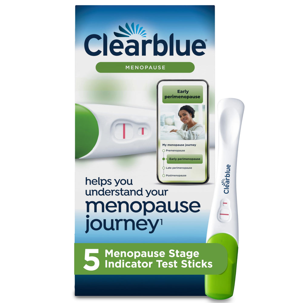 Clearblue menopause stage indicator kit with 5 sticks for tracking stages