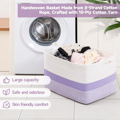 Oversized handles on the CLHMILY&Z basket allow easy one‑hand carry