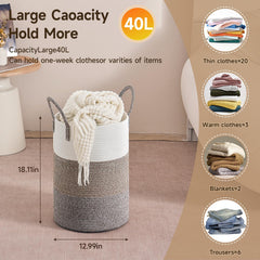 CLHMILY&Z laundry basket woven texture, breathable and airy