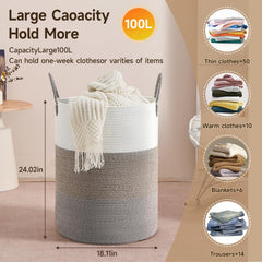 CLHMILY&Z nursery storage basket keeps toys and diapers organized.