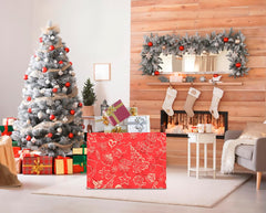 CLOCOR Handle-equipped basket shown in a living room setup.