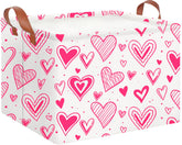CLOCOR rectangular heart basket ideal for toy storage and room organization