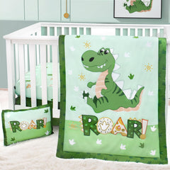 Cloele dinosaur pillowcase for boys' crib with soft, gentle touch at bedtime