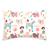 Cloele dog-pattern toddler pillowcase 12x16 for soft, breathable kids' naps.