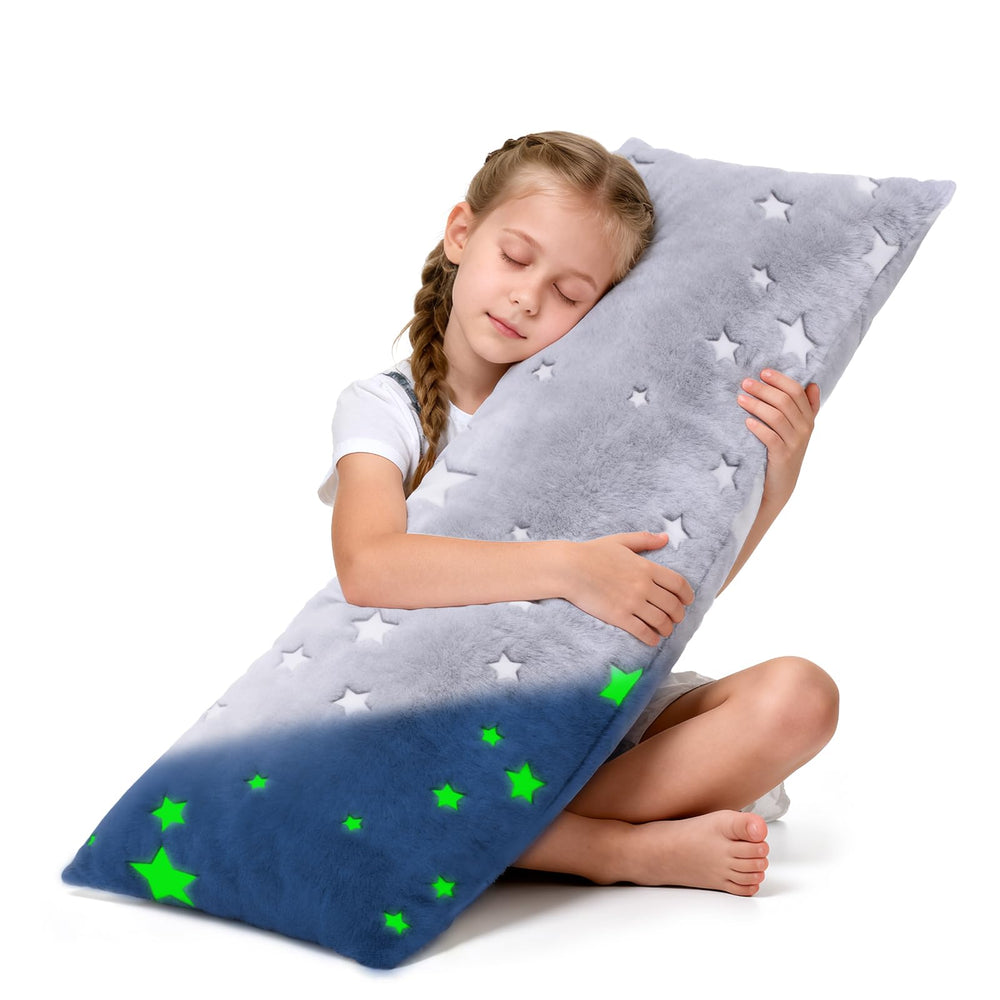 Cloele glow-star pillow cover for 21x54 inches with glow-in-the-dark fun at bedtime.