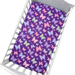 Cloele soft-polyester crib sheet offers breathable comfort for naps.