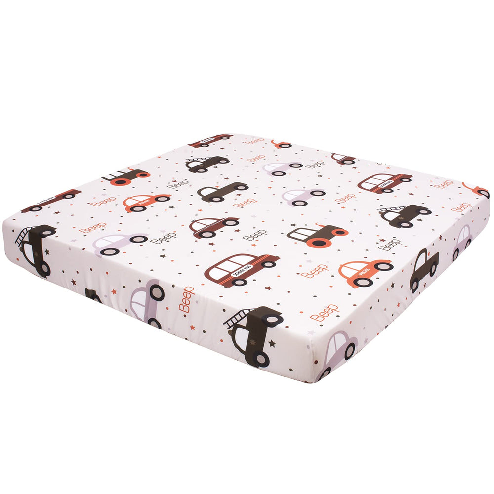 Cloele square playard sheet with soft fabric for gentle baby skin comfort