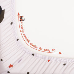 Cloele square playard sheet absorbs sweat to keep baby dry