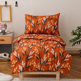 CLOTHKNOW floral toddler bedding comforter with leafy pattern for a cheerful bedtime.
