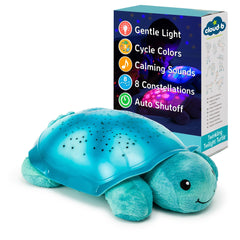 Cloud b Comforting Nightlight Star Projector displays gentle star visuals for calm bedtimes.