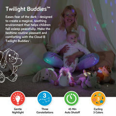Cloud B Twilight Buddies Dragon green light option for calming sleep
