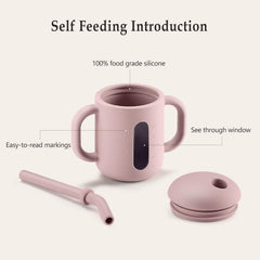 CLYMENE see-through window shows liquid level for portion control and mindful sipping.