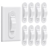 CLYMENE wall switch guard demonstrates the on-off toggle protection.