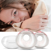 CMBEAR breast shells with milk collector fit discreetly in a bra for day-long comfort