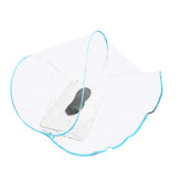 CMINGJ portable mosquito head net pops up quickly for instant bed protection.