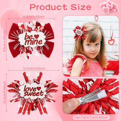 CN Valentines bows grosgrain pair with classic stripes for versatile daily wear