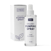 CoBoo pumping spray bottle closeup showing smooth lubrication for comfortable pumping sessions