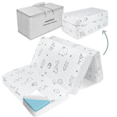 Cocellona pack and play mattress with breathable cover for baby comfort
