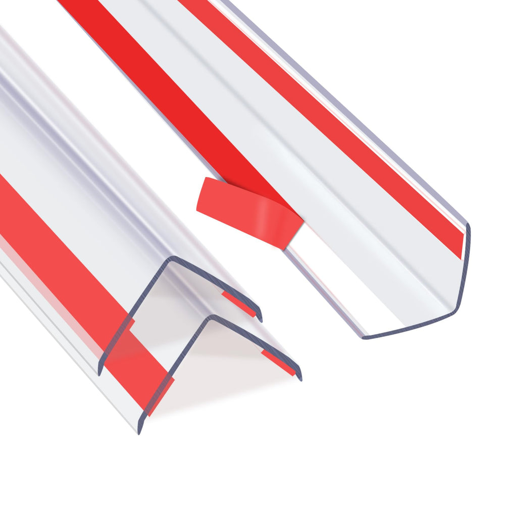 Coengwui clear corner guard on wall application showing discreet protection