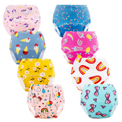 Cogindss Xmrlvn baby potty training underwear cotton pants help keep learning comfortable and dry.
