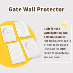 COIHTOE stair gate buffer pad reduces wall marks at high-traffic stairways