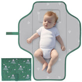 Coinarin portable changing pad in closed state for mess-free on-the-go use.