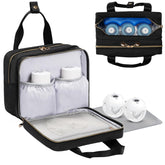 Coinarin wearable breast pump travel bag with insulated compartment keeps milk cold during commutes