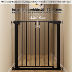 Colbabe auto-close walk-through gate for smooth passage and security.
