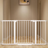 Colbabe baby gate wide 29-57 inches offers adjustable fit for doorways and safety.