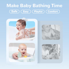 Coldew bath seat providing 360-degree protection for baby