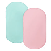 Coldwind bassinet sheet texture close-up shows ultra-soft microfiber for cozy sleep.